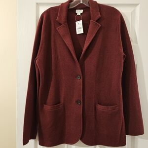 J Crew Factory Sweater Blazer